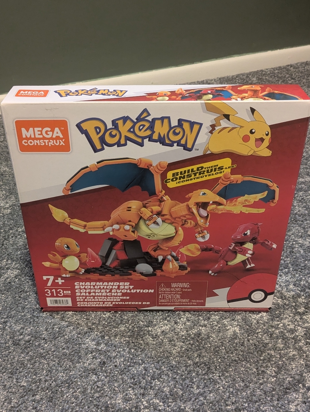 Mega Construx Pokémon Charizard Constructible Figure - Orange